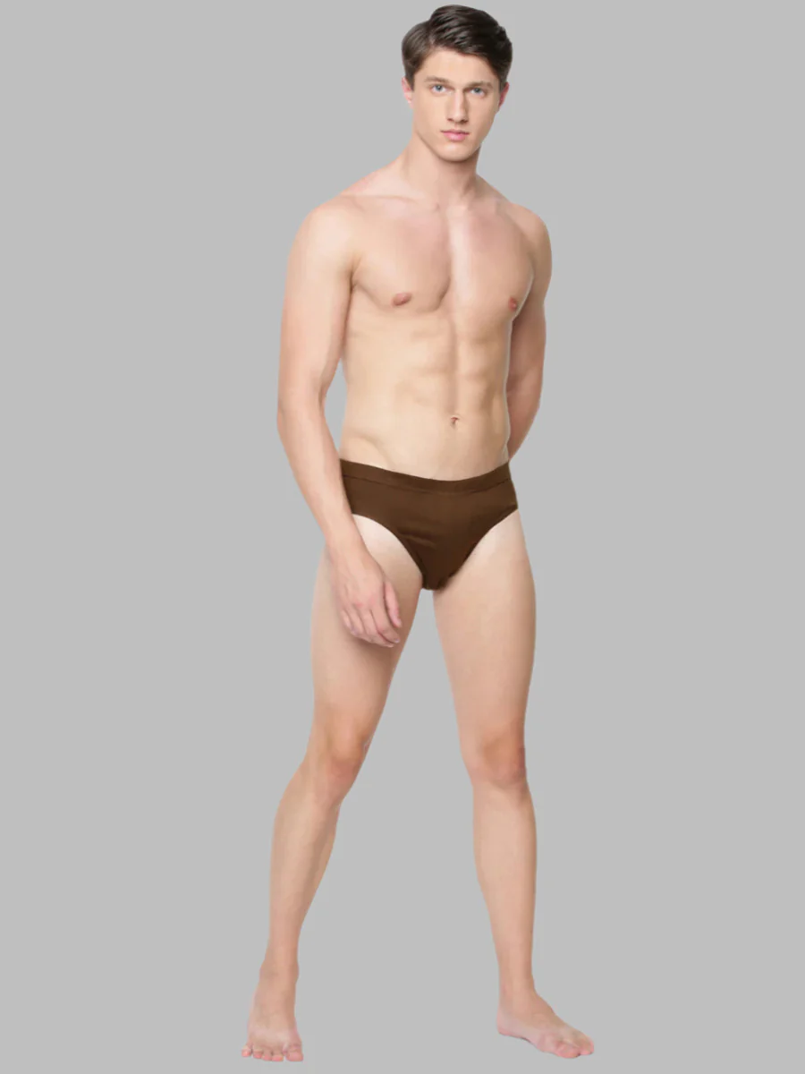 100% Combed Cotton Assorted Colour Inner Elastic Brief Merc (Pack of 2) - Image 2