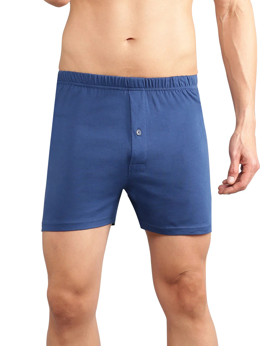 100% Combed Cotton Assorted colour Knitted Boxer Real Relax - Image 6