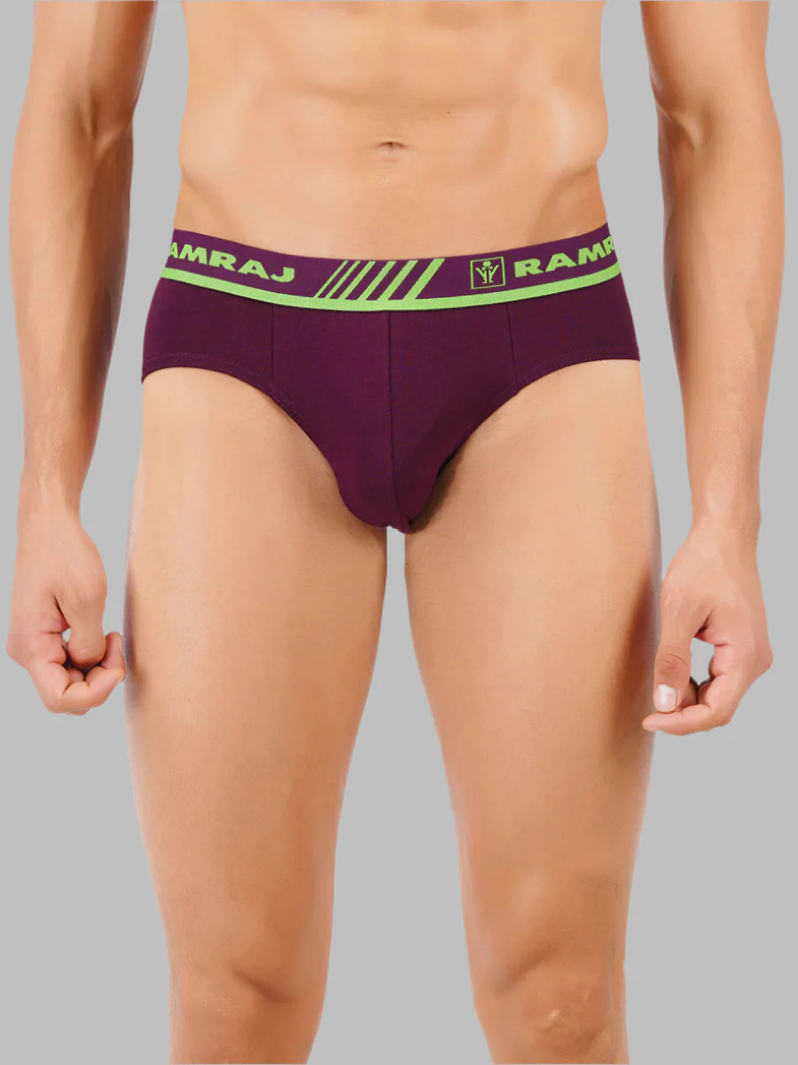 100% Combed Cotton Assorted Colour OE Brief Udaya Ni (Pack of 2) - Image 2