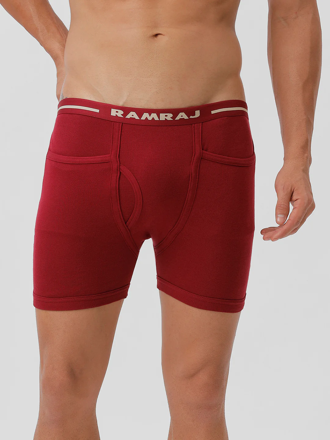 100% Combed Cotton Assorted Colour OE Pocket Trunk Plus size Arrow (Pack of 2) - Image 3