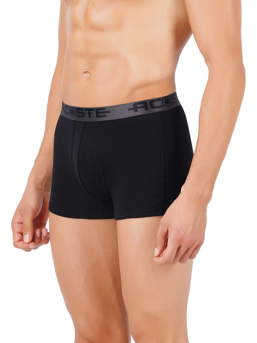 100% Combed Cotton Assorted Colour OE Without Pocket Trunk Acoste 1014 (Pack of 2) - Image 4