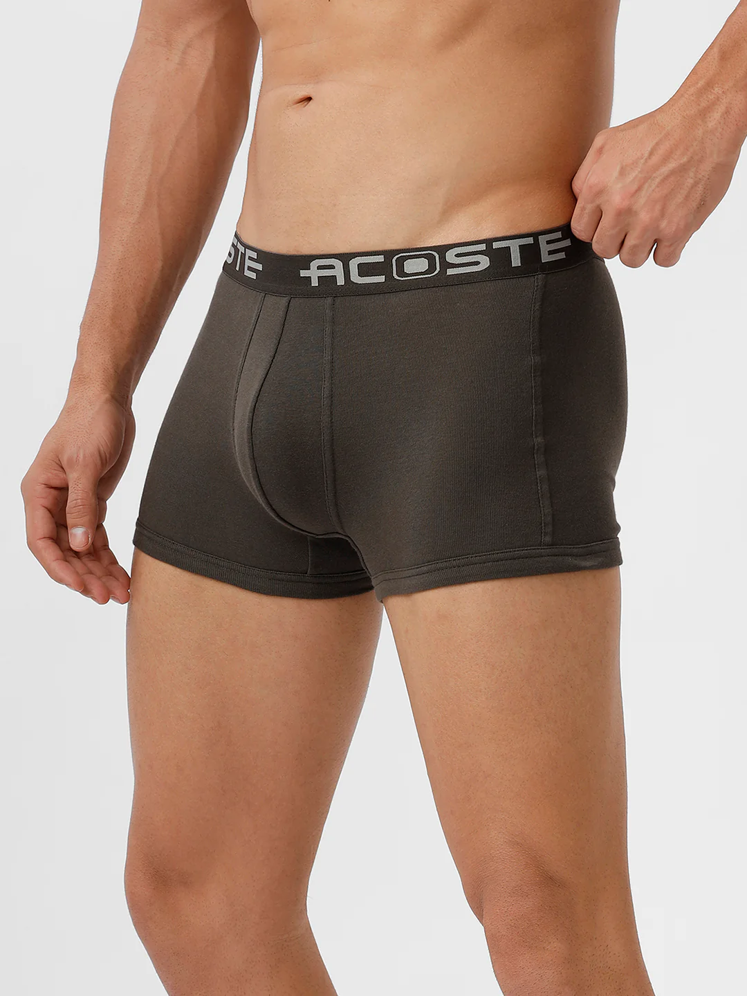 100% Combed Cotton Assorted Colour OE Without Pocket Trunk Acoste 1014 (Pack of 2) - Image 5