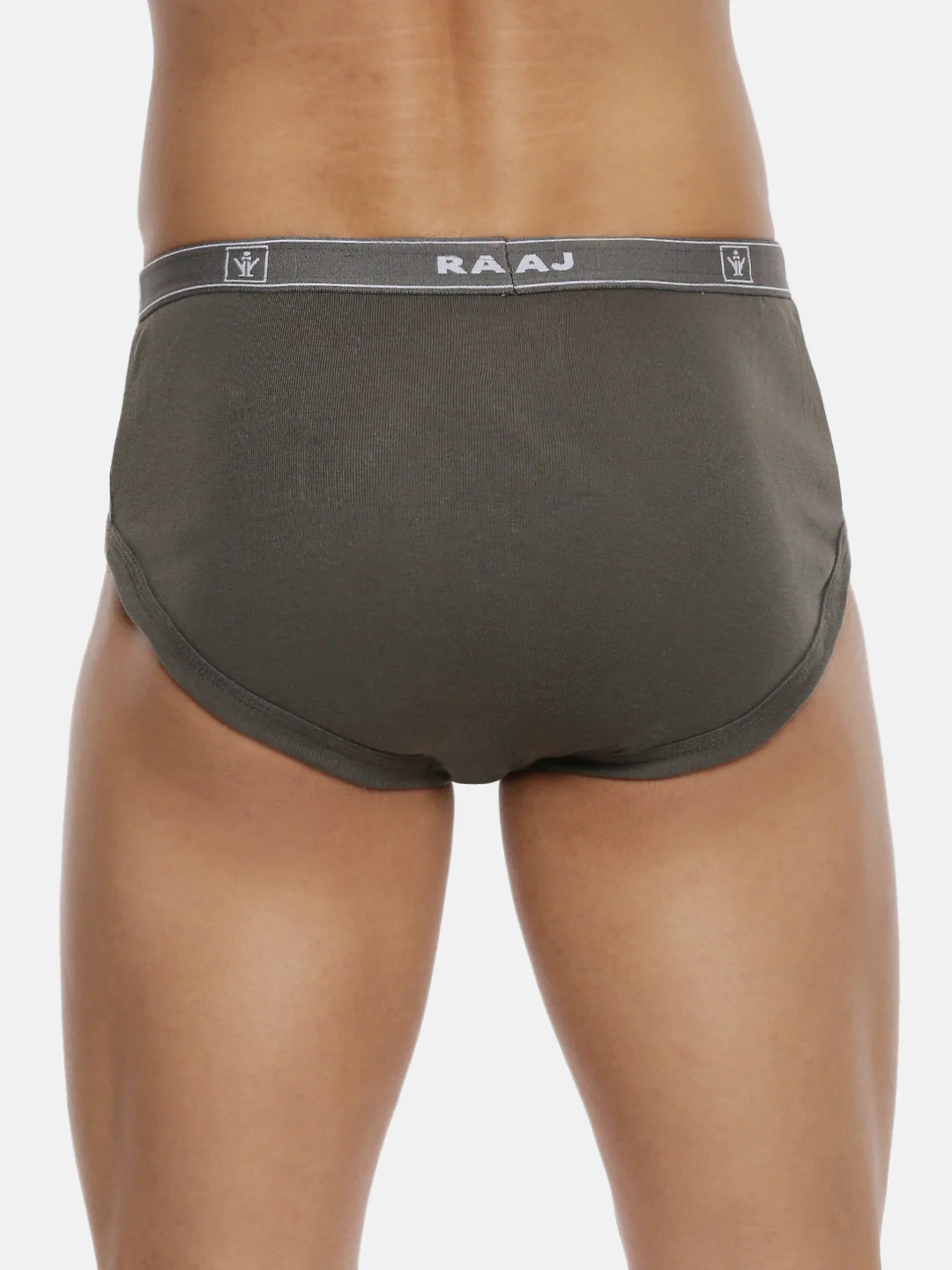 100% Combed Cotton Assorted Colour Outer Elastic Arrow Y Brief (Pack of 2) - Image 3