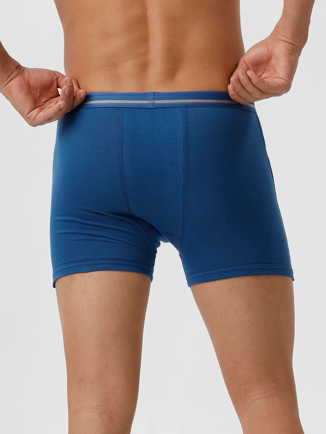100% Combed Cotton Assorted Colour Pocket Trunk Plus Size Softex (Pack of 2) - Image 7