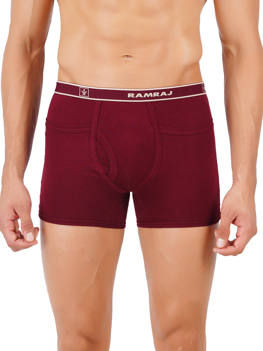 100% Combed Cotton Assorted Colour Pocket Trunk Plus Size Target (Pack of 2) - Image 4
