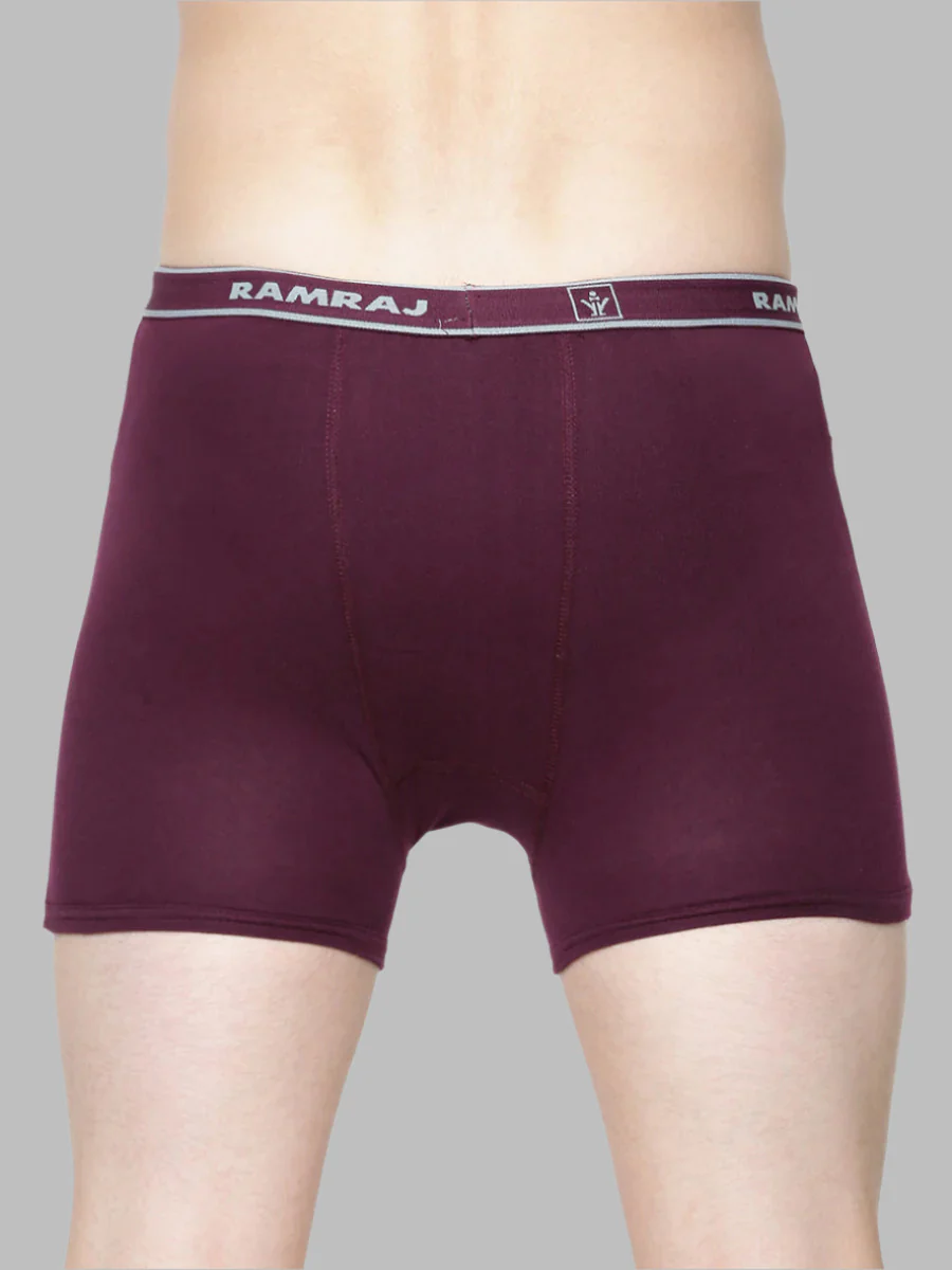 100% Combed Cotton Assorted Colour Pocket Trunk Softex (Pack of 2) - Image 3