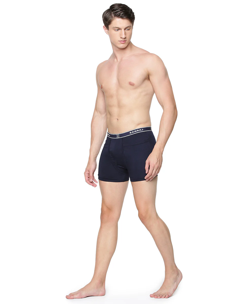 100% Combed Cotton Assorted Colour Pocket Trunk Softex (Pack of 2) - Image 6