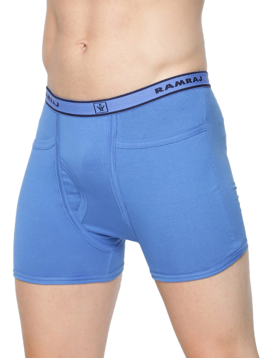100% Combed Cotton Assorted Colour Pocket Trunk Softex (Pack of 2) - Image 7