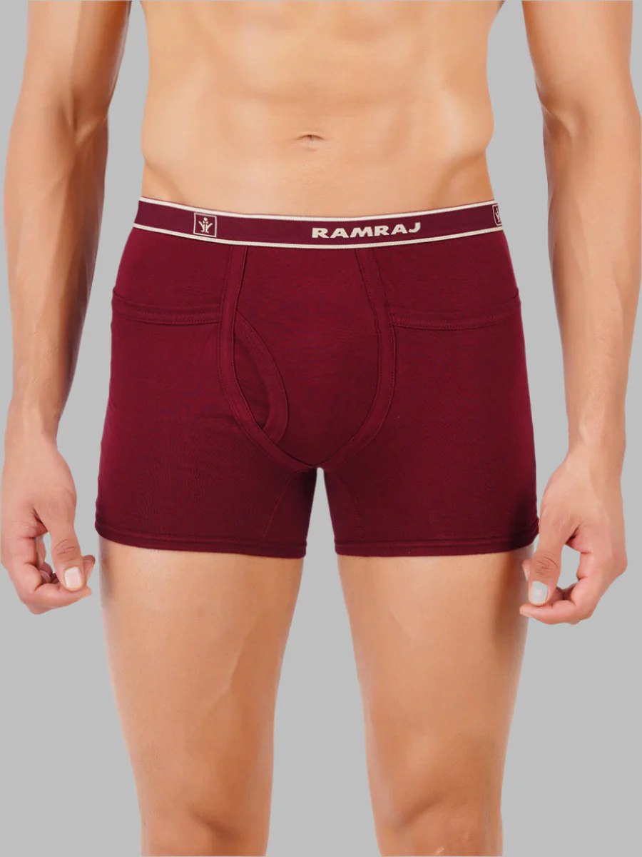 100% Combed Cotton Assorted Colour Pocket Trunk Target (Pack of 2) - Image 3