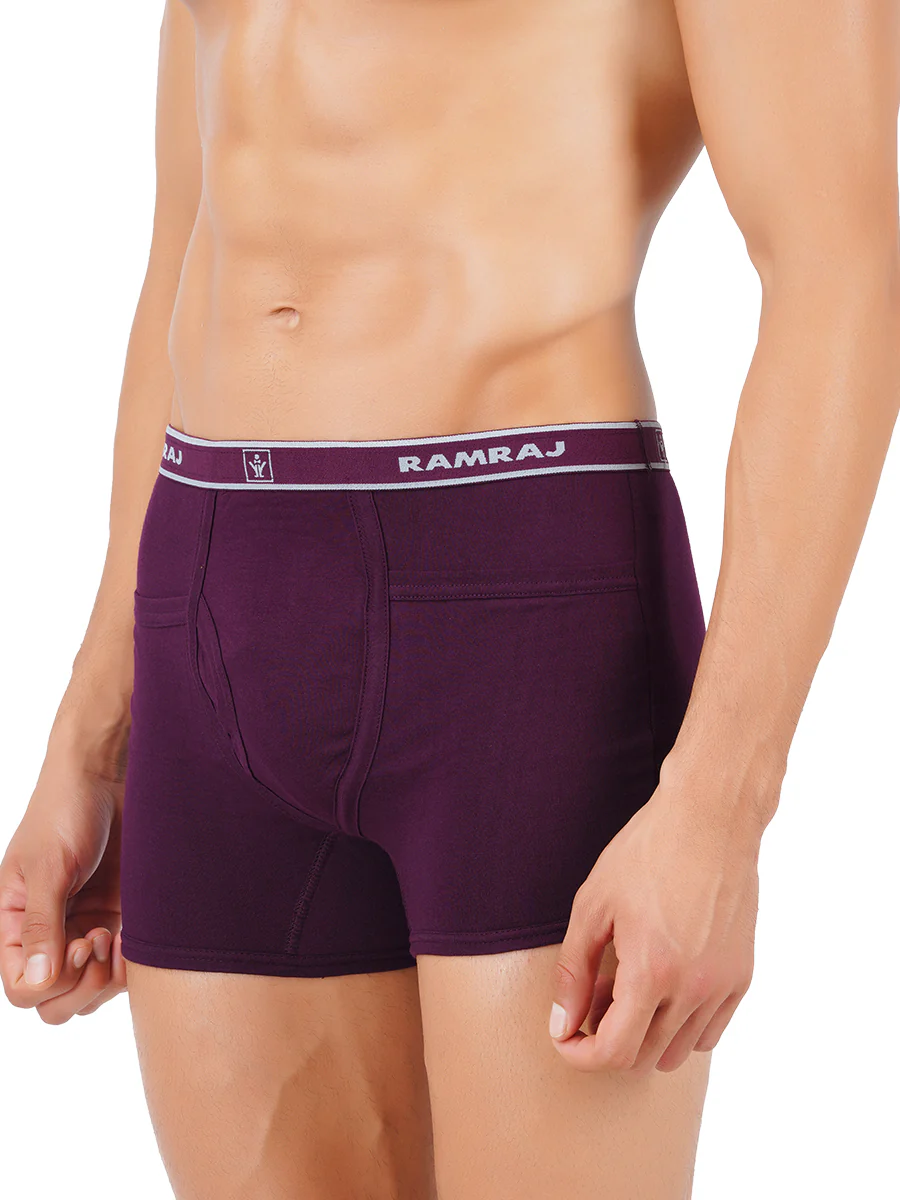 100% Combed Cotton Assorted Colour Pocket Trunk Target (Pack of 2) - Image 4