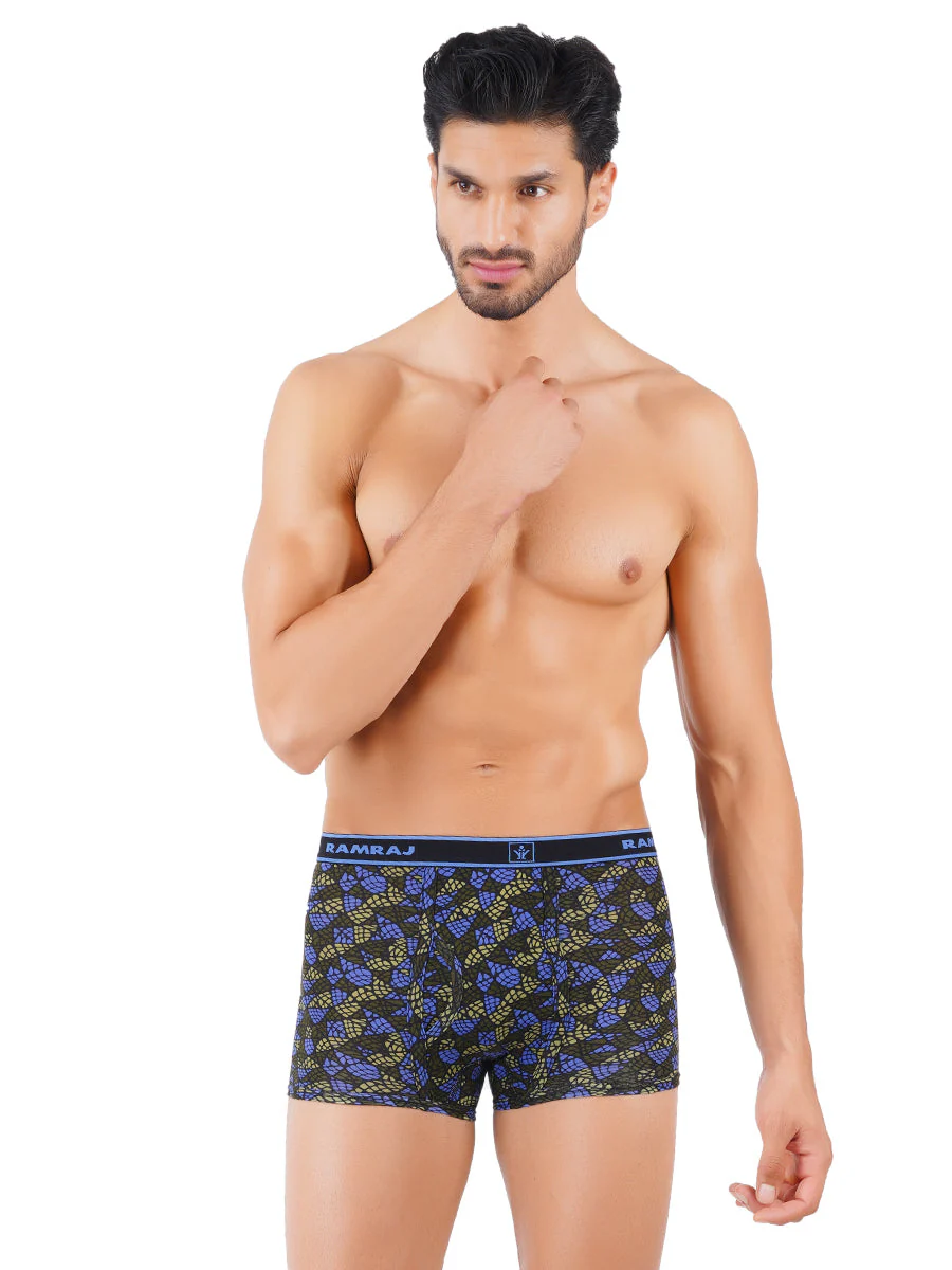 100% Combed Cotton Assorted Colour Printed OE Trunk Plus Size Sparkle (Pack of 2) - Image 5