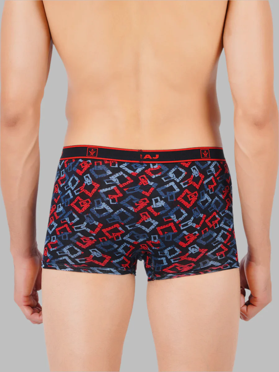 100% Combed Cotton Assorted Colour Printed OE Trunk Sparkle (Pack of 2) - Image 2
