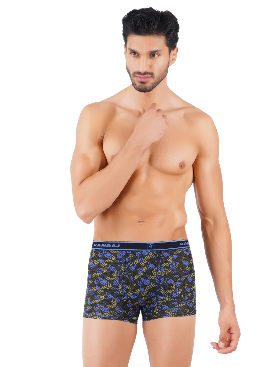 100% Combed Cotton Assorted Colour Printed OE Trunk Sparkle (Pack of 2) - Image 5