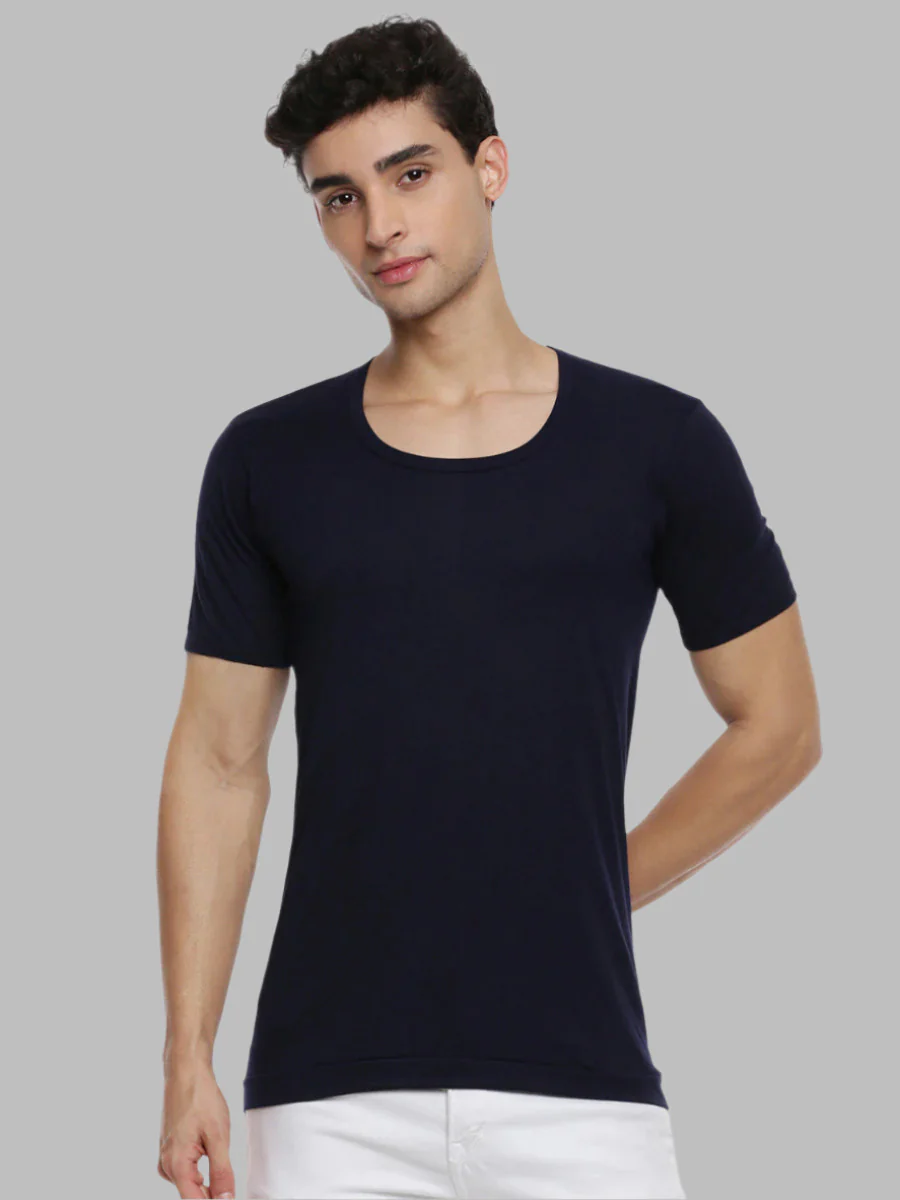 100% Combed Cotton Assorted Colour Sleeves Vest RNS Sukra (Pack of 2) - Image 2