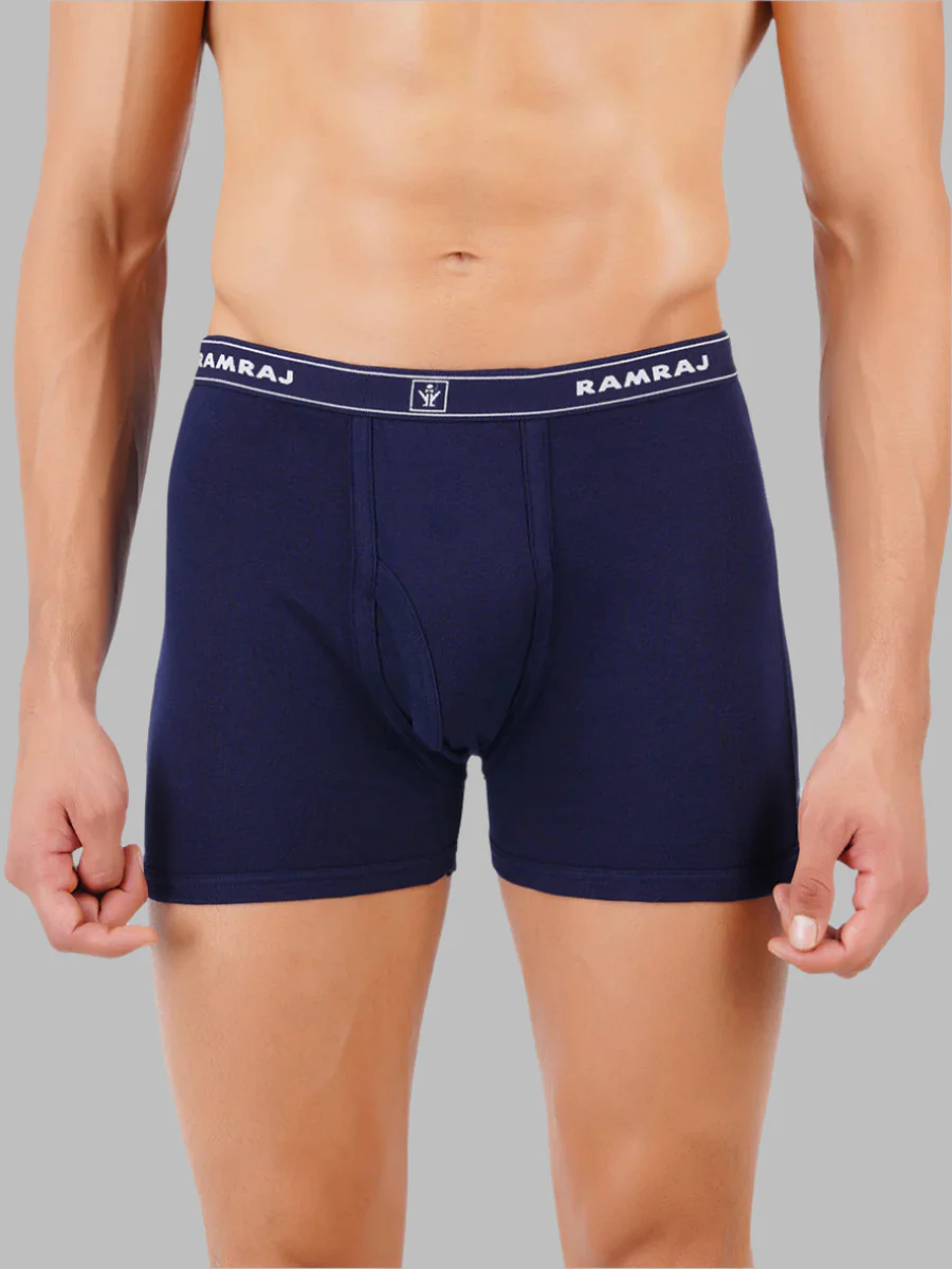 100% Combed Cotton Assorted Colour Without Pocket Trunk Imax Rib (Pack of 2) - Image 2