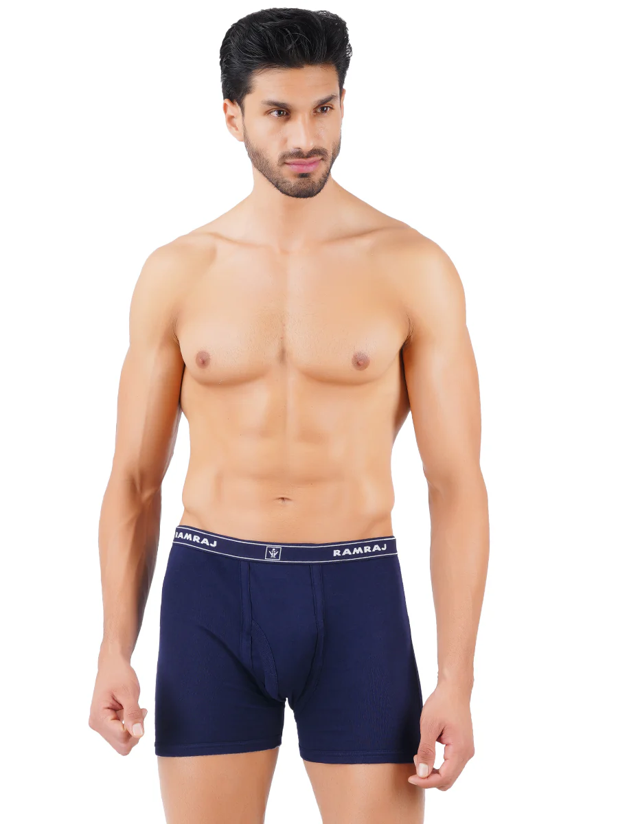 100% Combed Cotton Assorted Colour Without Pocket Trunk Imax Rib (Pack of 2) - Image 3