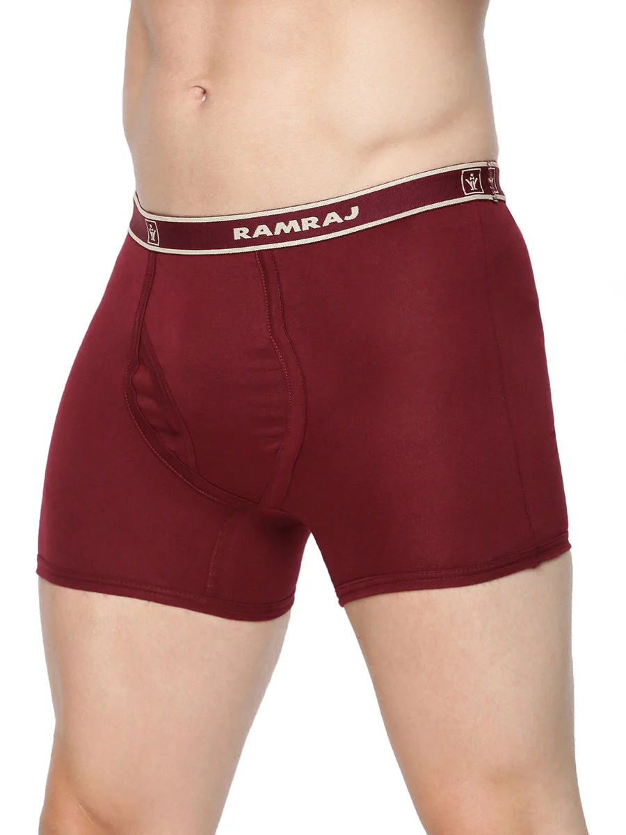 100% Combed Cotton Assorted Colour Without Pocket Trunk Plus Size Target (Pack of 2) - Image 4