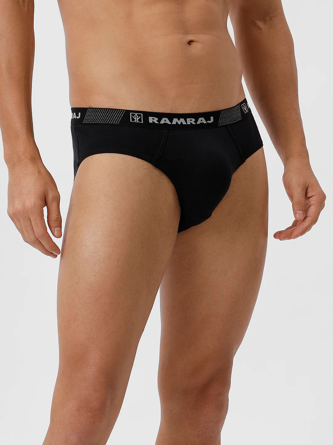 100% Combed Cotton Black Outer Elastic Brief Suriya (Pack of 2) - Image 4