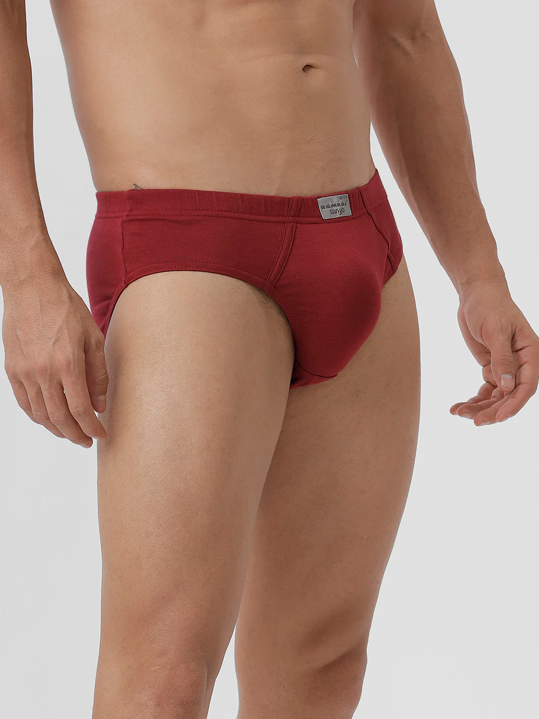 100% Combed Cotton Briefs Suriya Inner Elastic Cherry Pack of 2 - Image 3