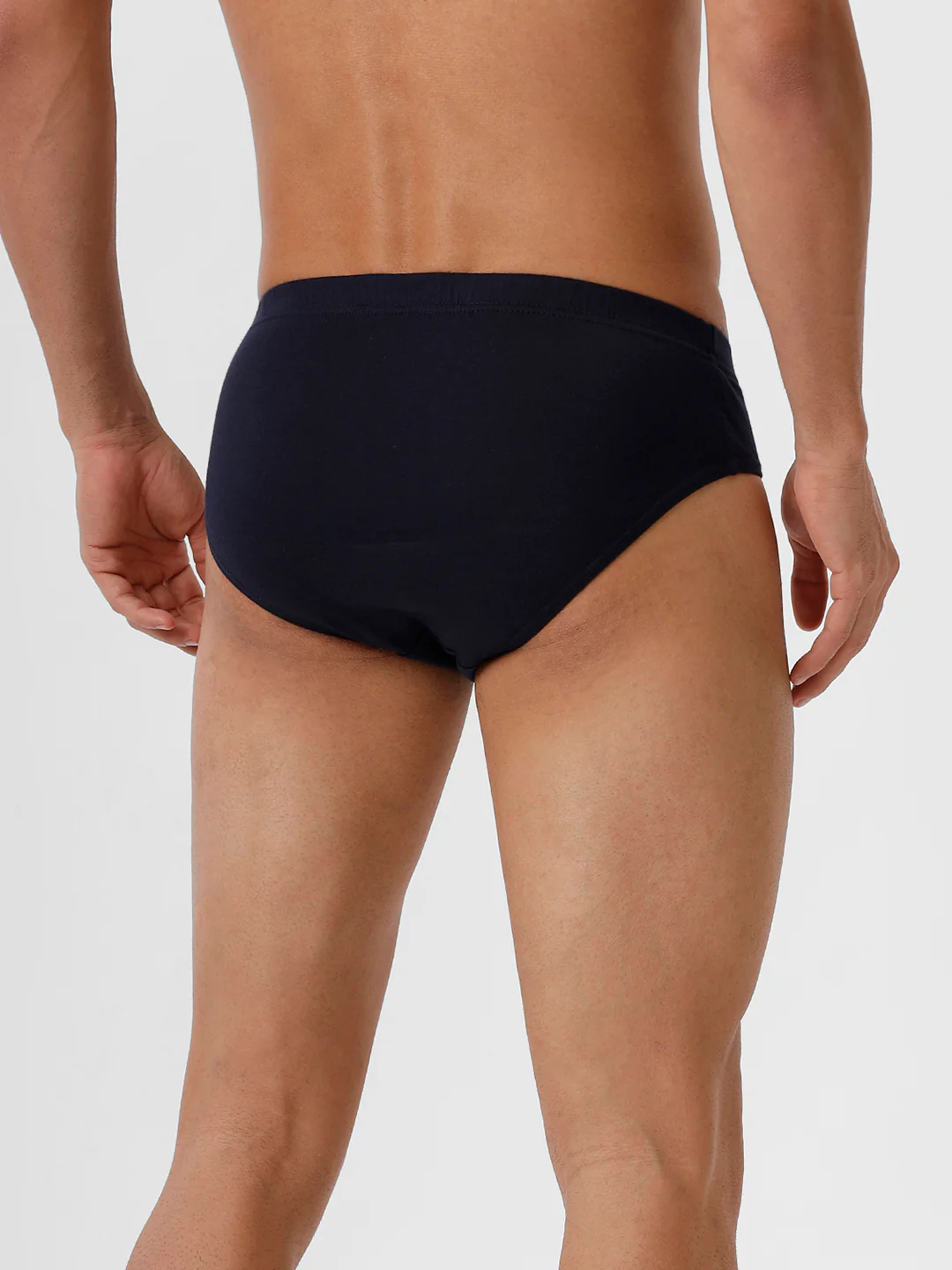 100% Combed Cotton Briefs Suriya Inner Elastic Navy Pack of 2 - Image 5