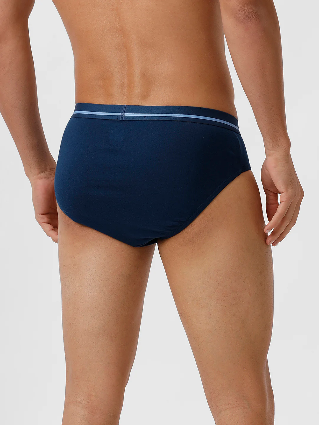100% Combed Cotton Briefs Suriya Outer Elastic SPBlue Pack of 2 - Image 4