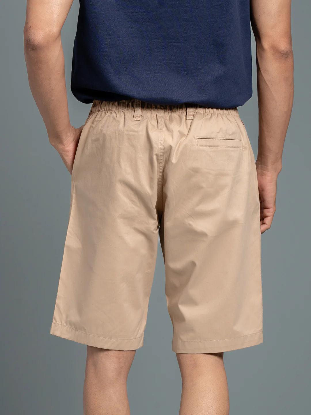 100% Combed Cotton Golf Boxer Shorts Beige GS3 - Image 7