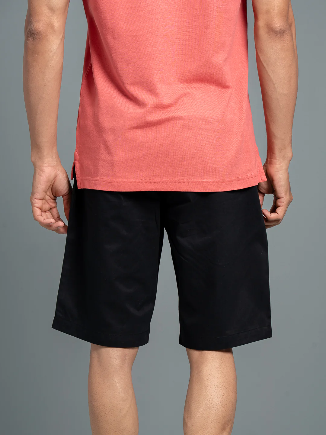 100% Combed Cotton Golf Boxer Shorts Black GS6 - Image 4