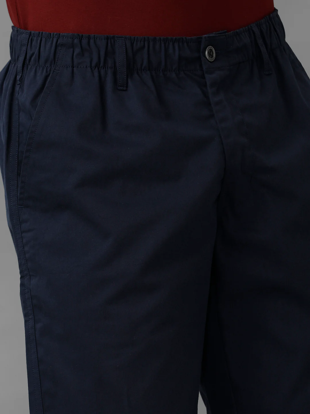 100% Combed Cotton Golf Boxer Shorts Navy GS1 - Image 3