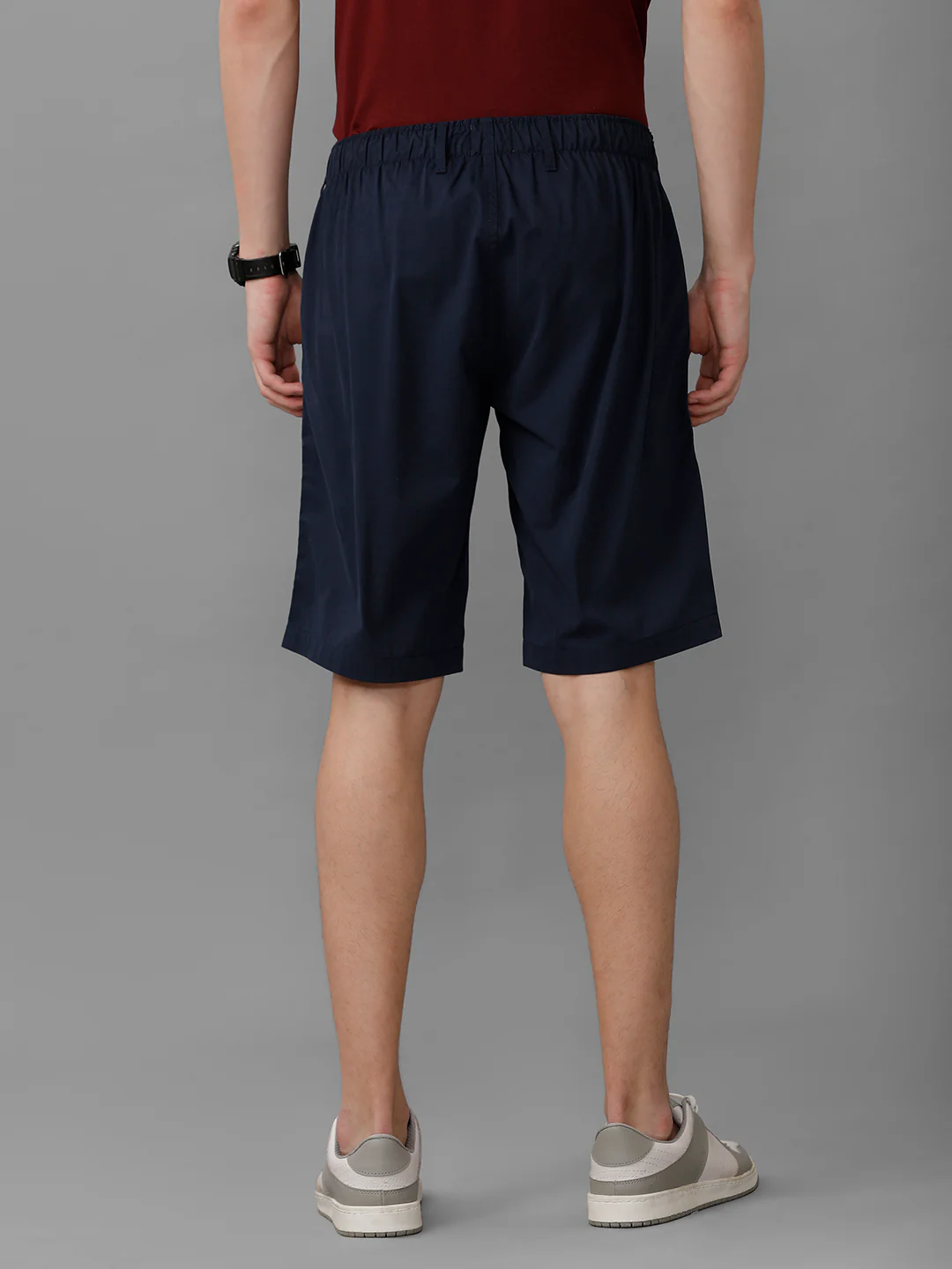 100% Combed Cotton Golf Boxer Shorts Navy GS1 - Image 4