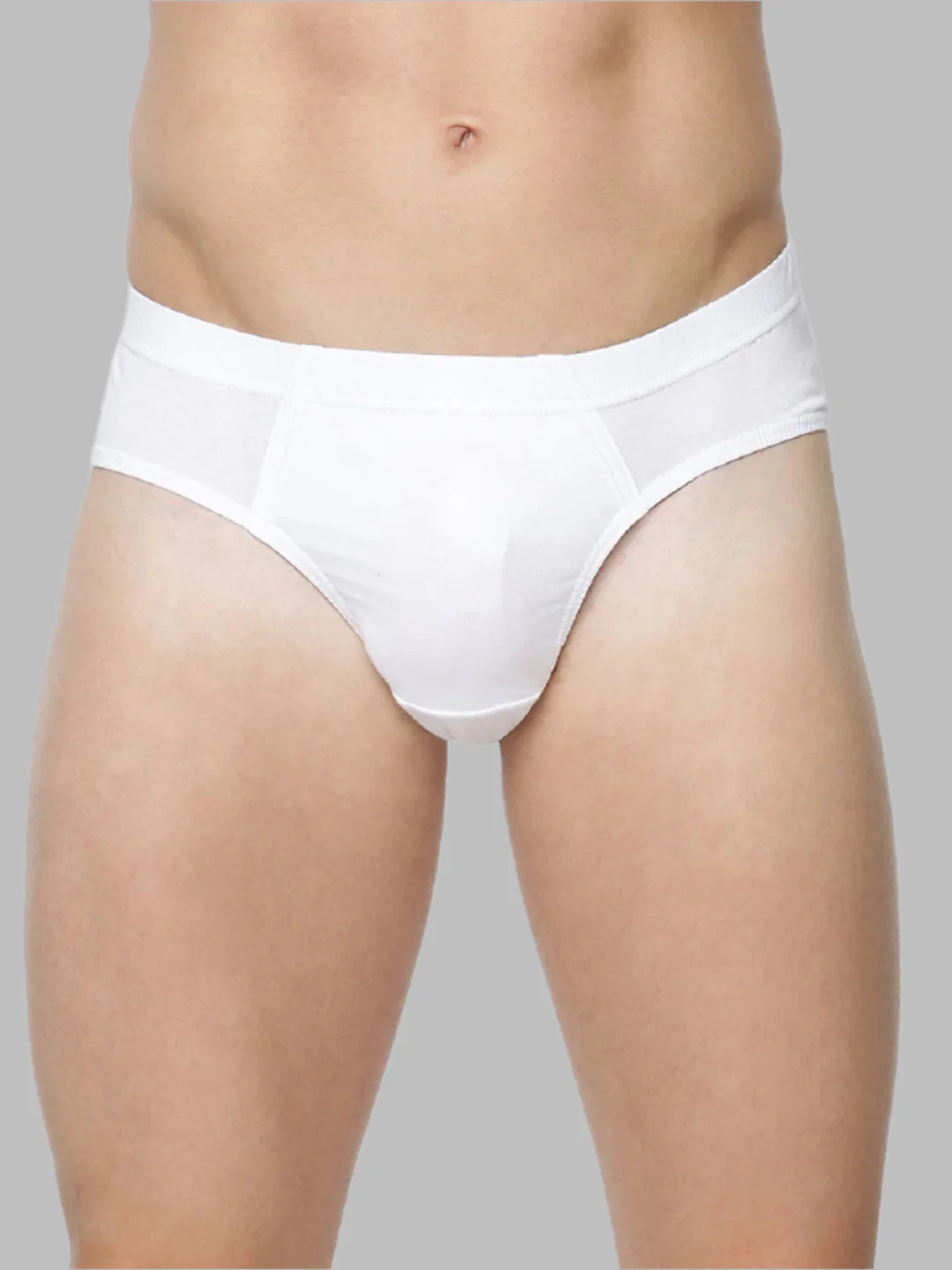100% Combed Cotton Inner Elastic Black & White Briefs Suriya (2Pcs Pack) - Image 2