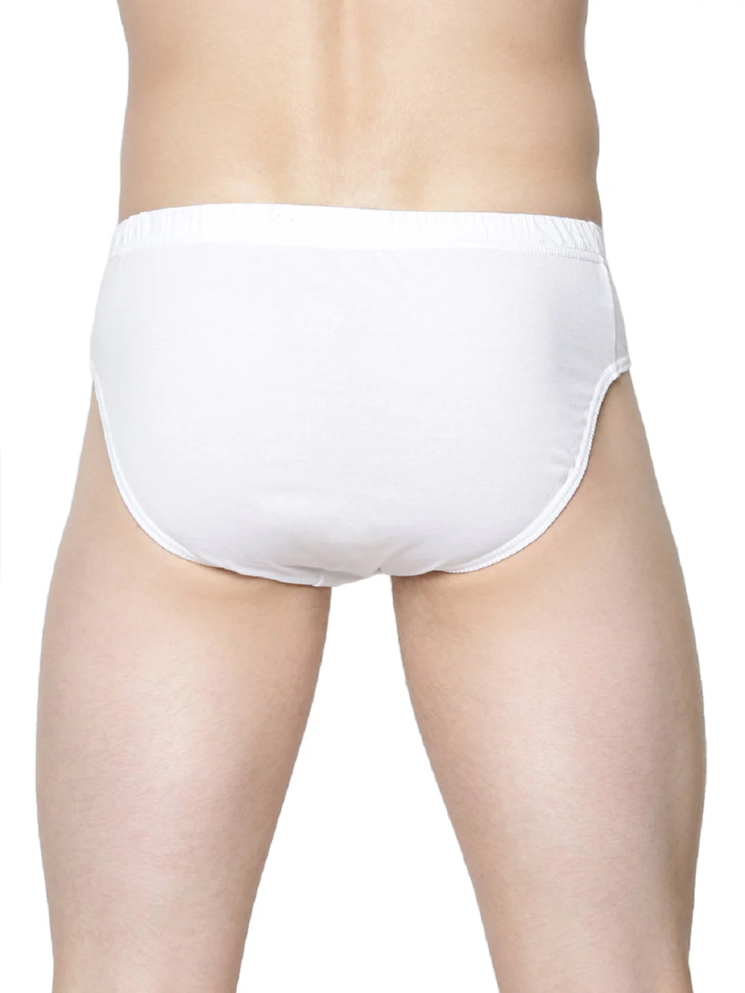 100% Combed Cotton Inner Elastic Black & White Briefs Suriya (2Pcs Pack) - Image 7