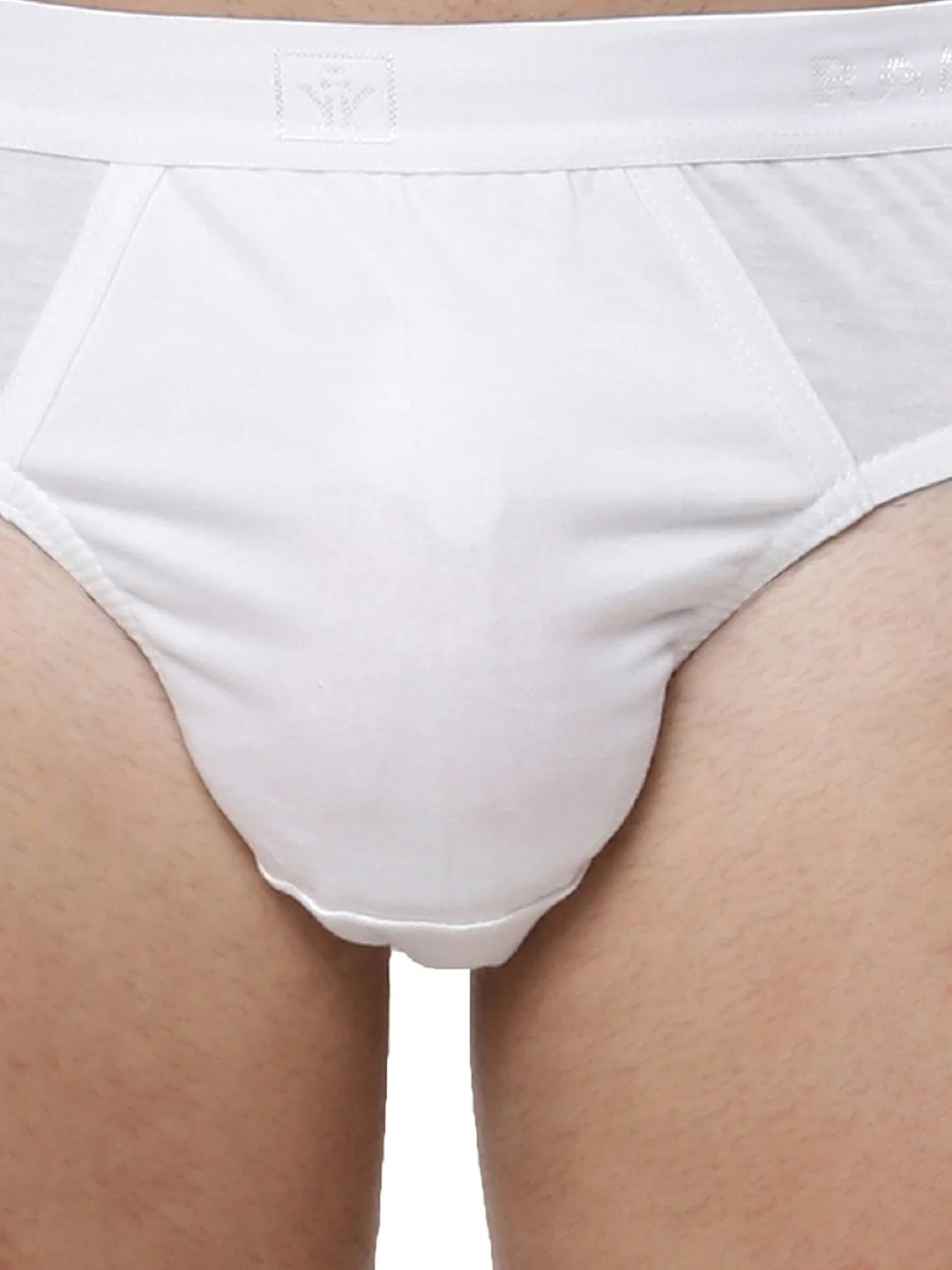 100% Combed Cotton Outer Elastic Black & White Briefs Suriya (2Pcs Pack) - Image 8