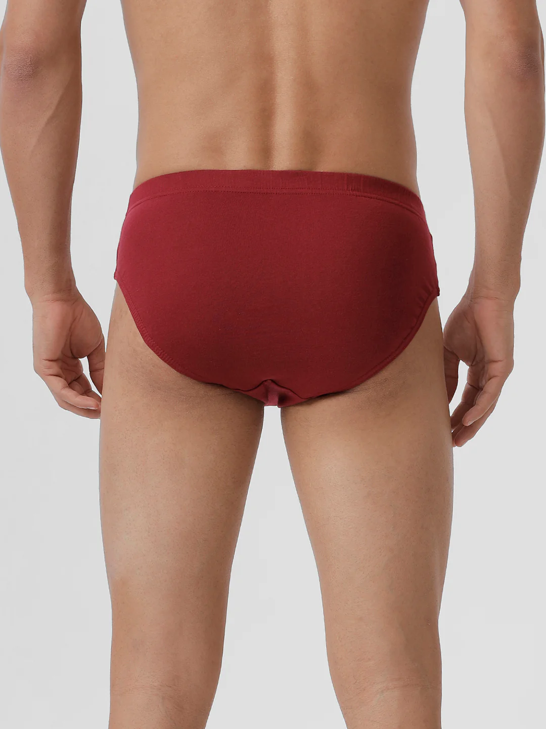 100% Combed Cotton Plus Size Briefs Suriya IE Cherry Pack of 2 - Image 5