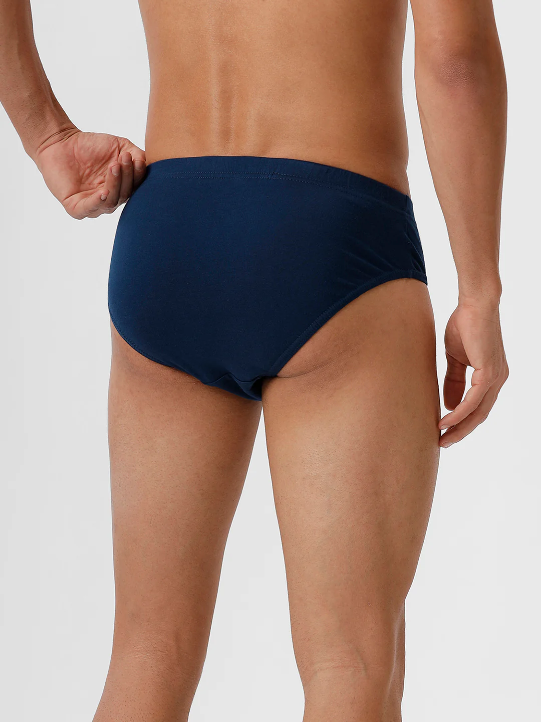 100% Combed Cotton Plus Size Briefs Suriya IE SPBlue Pack of 2 - Image 6