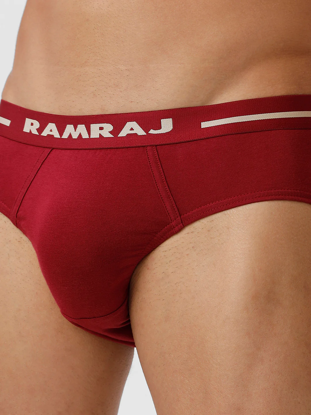 100% Combed Cotton Plus Size Briefs Suriya OE Cherry Pack of 2 - Image 3