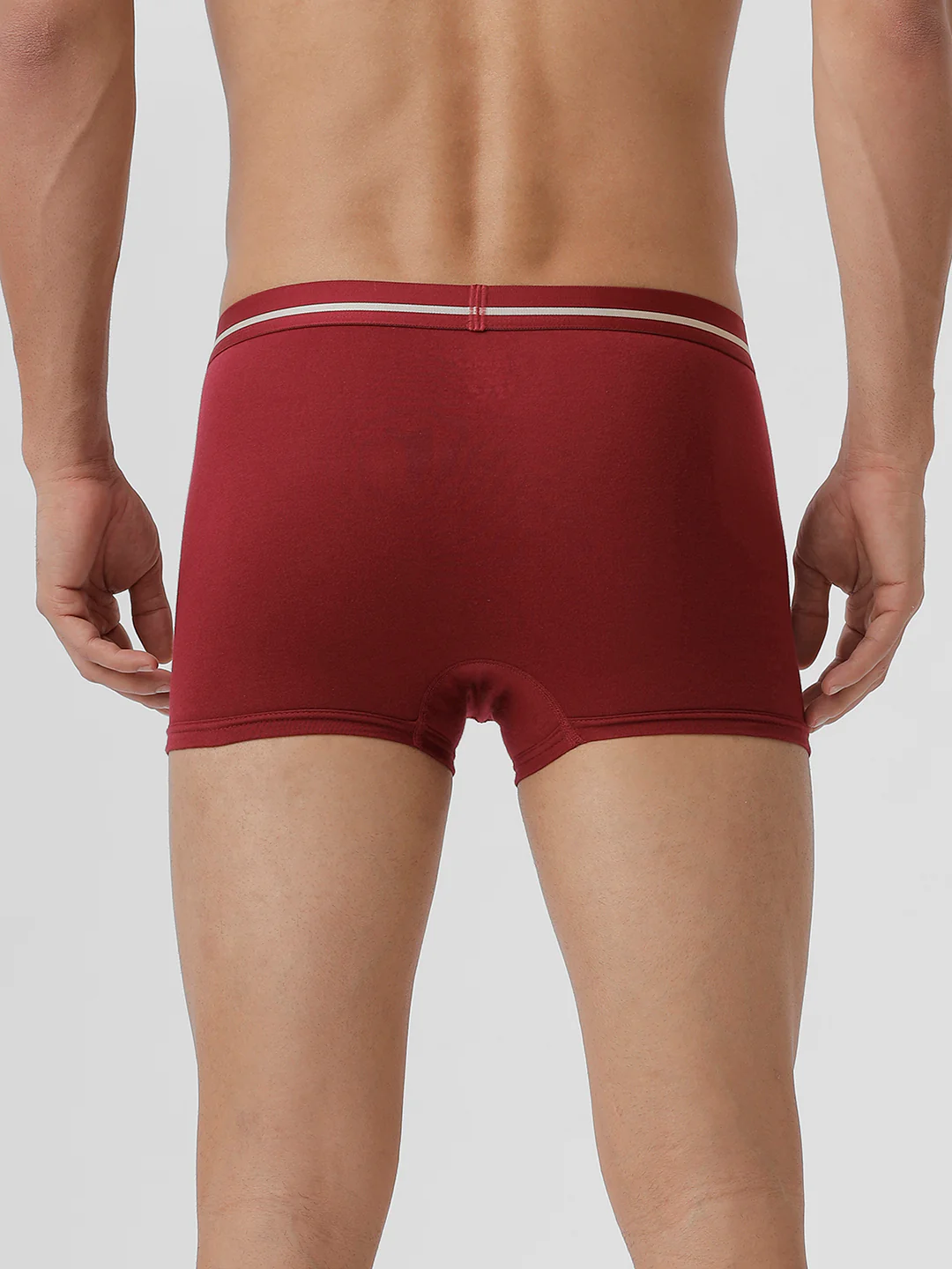 100% Combed Cotton Plus Size Trunk OE Without Pocket Cherry Vintrack Pack of 2 - Image 4