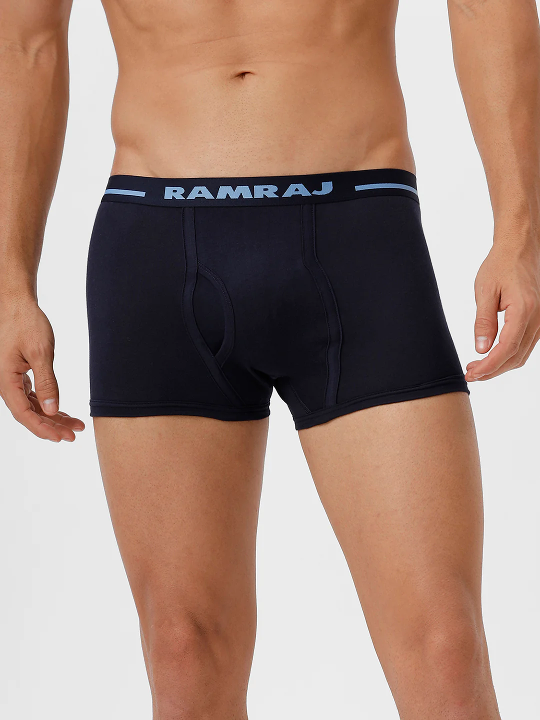 100% Combed Cotton Plus Size Trunk OE Without Pocket Navy Vintrack Pack of 2 - Image 2