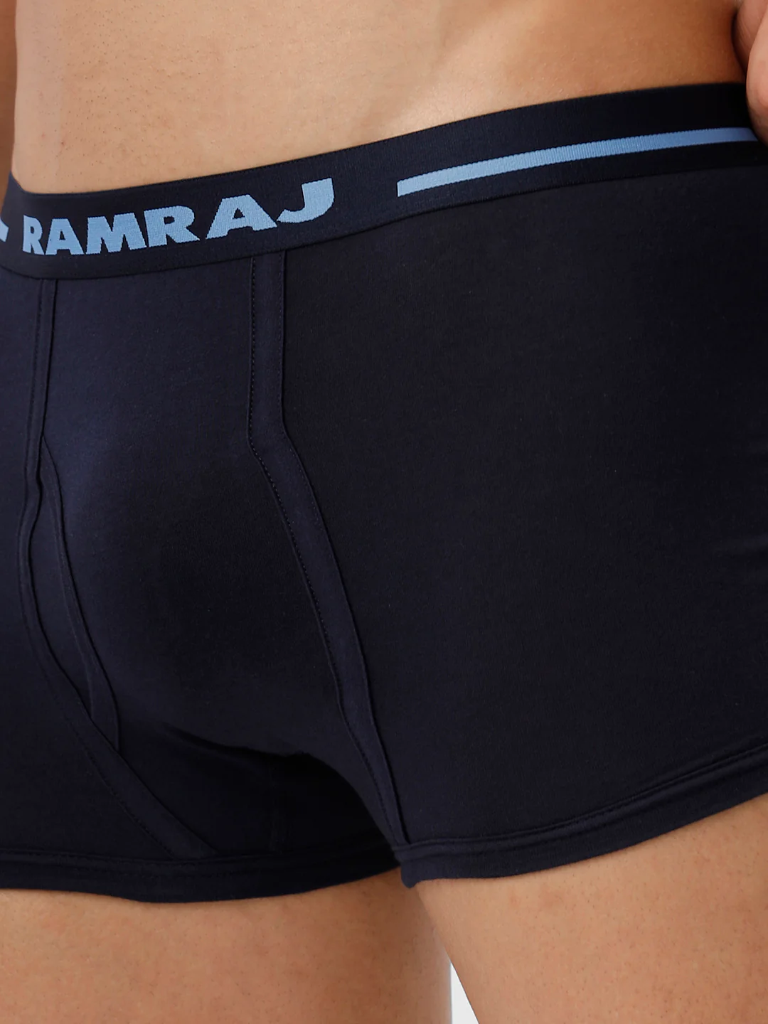 100% Combed Cotton Plus Size Trunk OE Without Pocket Navy Vintrack Pack of 2 - Image 4