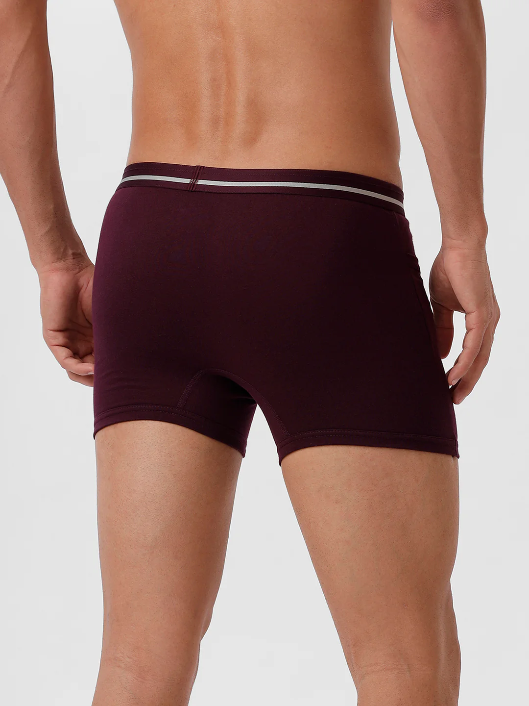 100% Combed Cotton Pocket Trunks Target GrapeWine Pack of 2 - Image 5