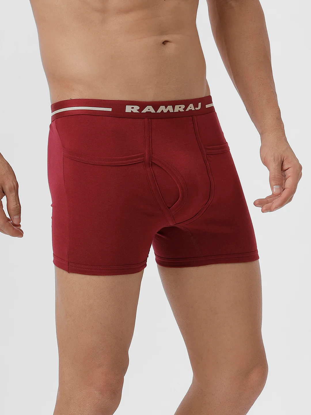 100% Combed Cotton Trunks 2 Pcs Combo Cherry and Black Target - Image 4