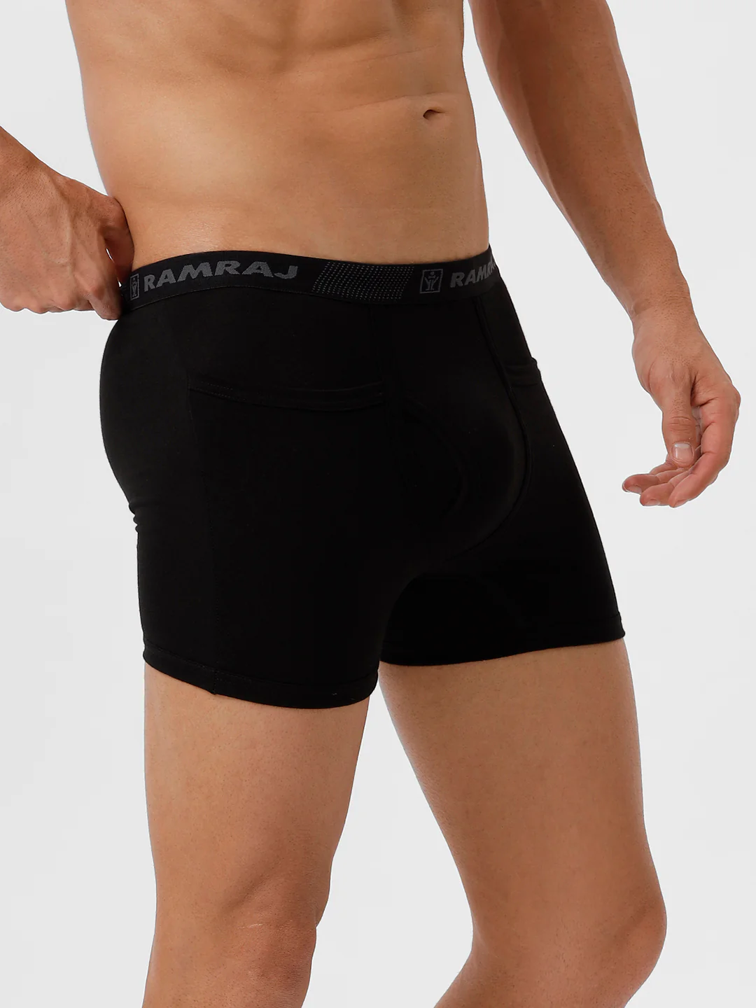 100% Combed Cotton Trunks 2 Pcs Combo Cherry and Black Target - Image 5