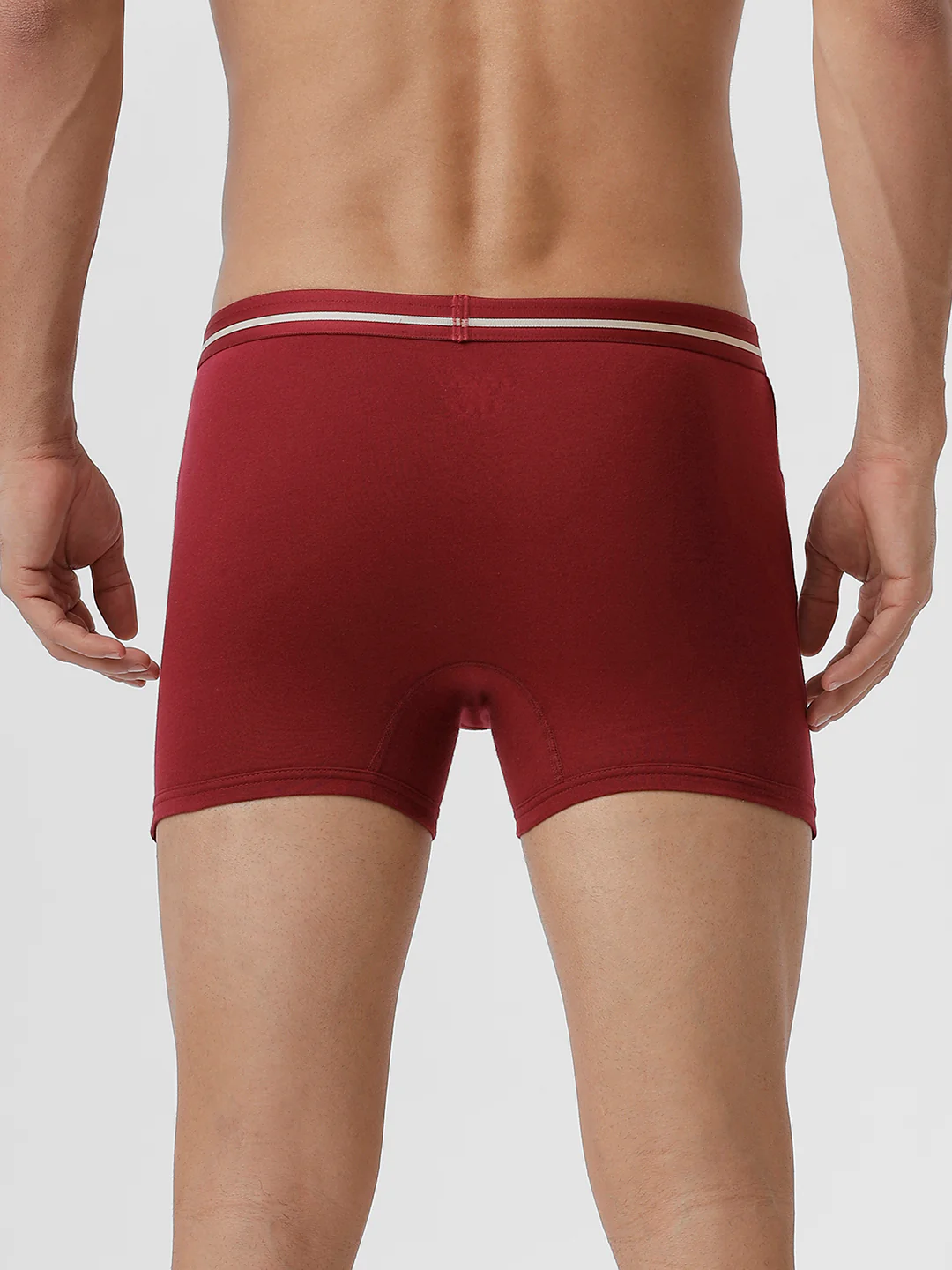 100% Combed Cotton Trunks 2 Pcs Combo Cherry and Black Target - Image 7