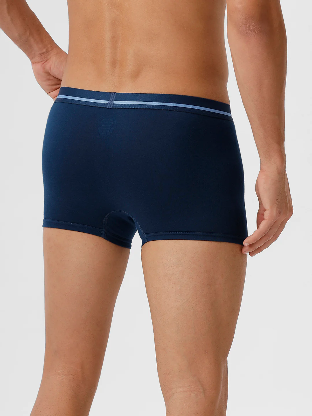 100% Combed Cotton Trunks 2 Pcs Combo Cherry and SP Blue Vintrack - Image 7