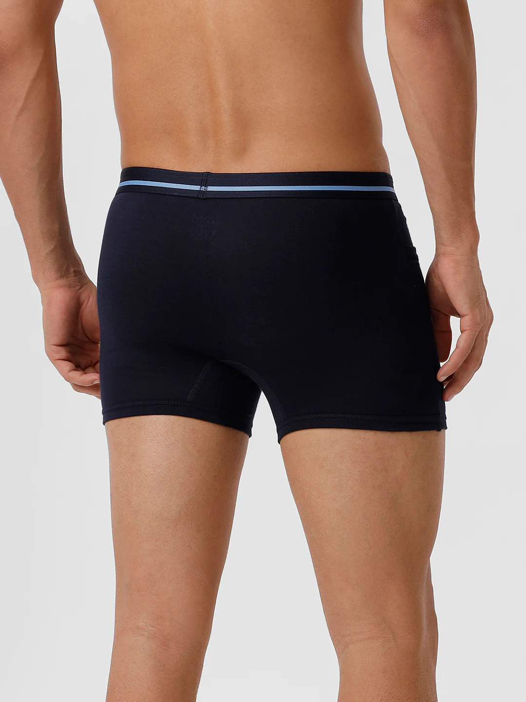100% Combed Cotton Trunks Plus Size 4 Pcs Combo Navy GreyMelange Cherry GrapeWine Target - Image 6