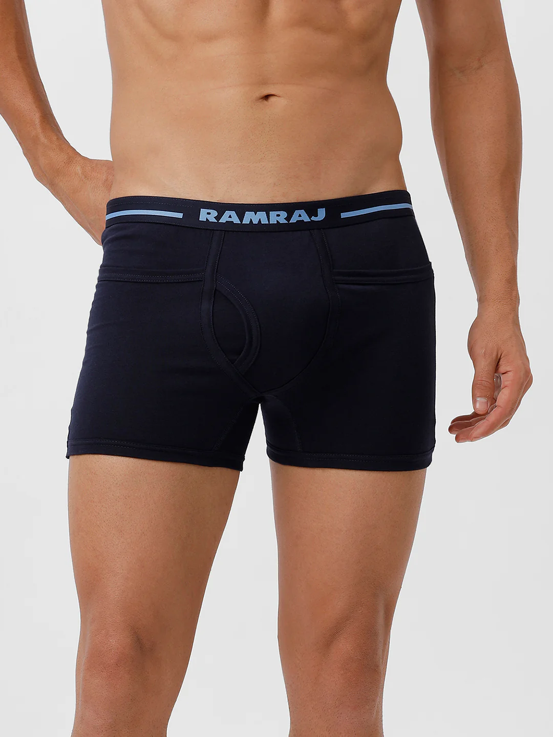 100% Combed Cotton Trunks Plus Size 4 Pcs Combo Navy GreyMelange SP Blue GrapeWine Target - Image 2