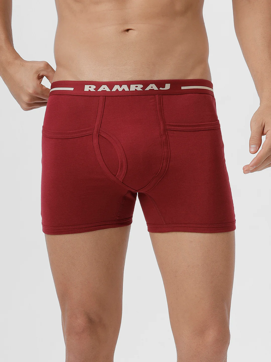 100% Combed Cotton Trunks Plus Size 4 Pcs Combo SP Blue GrapeWine Cherry Navy Target - Image 4