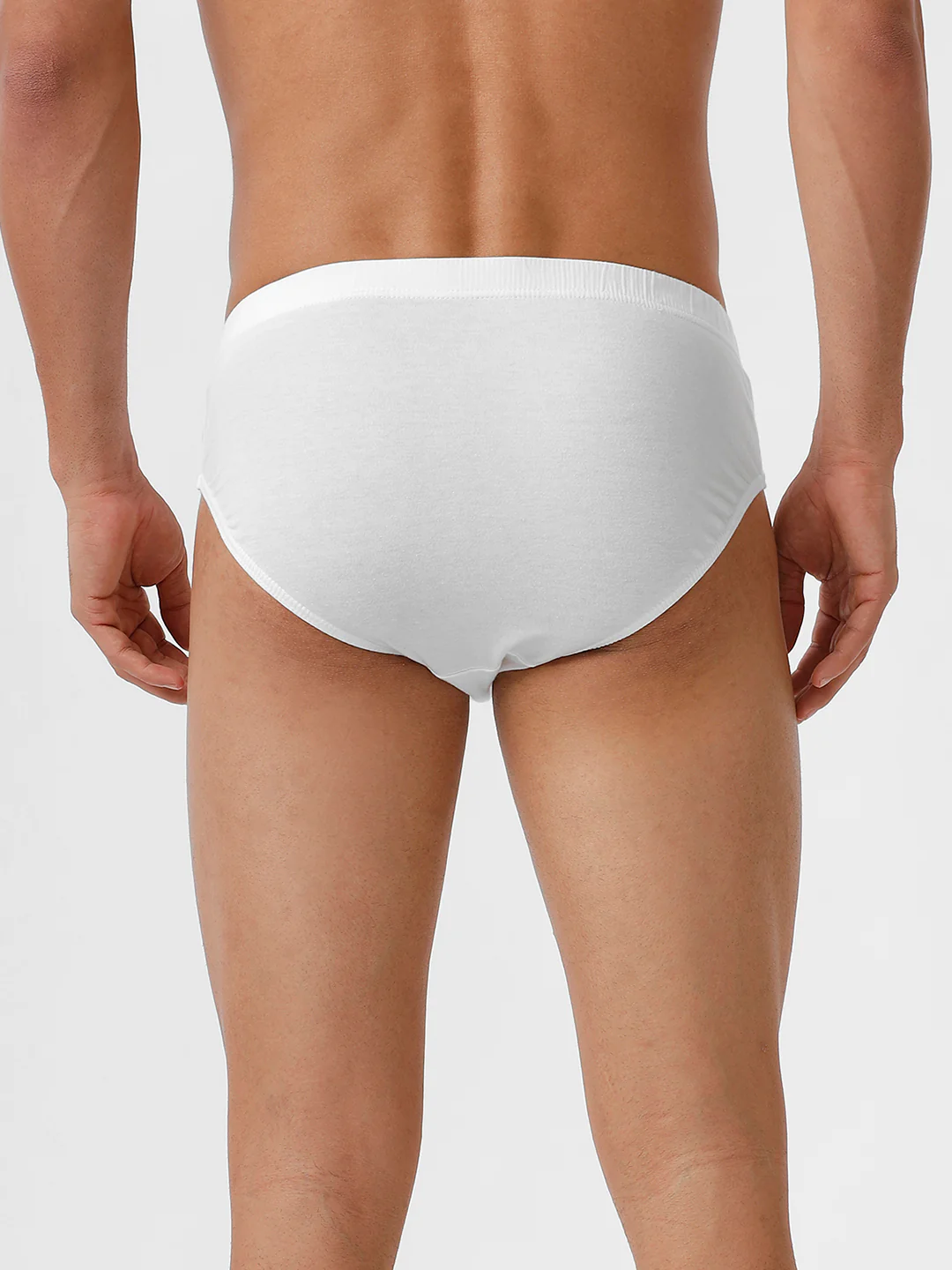 100% Combed Cotton White Inner Elastic Brief Suriya (Pack of 2) - Image 4