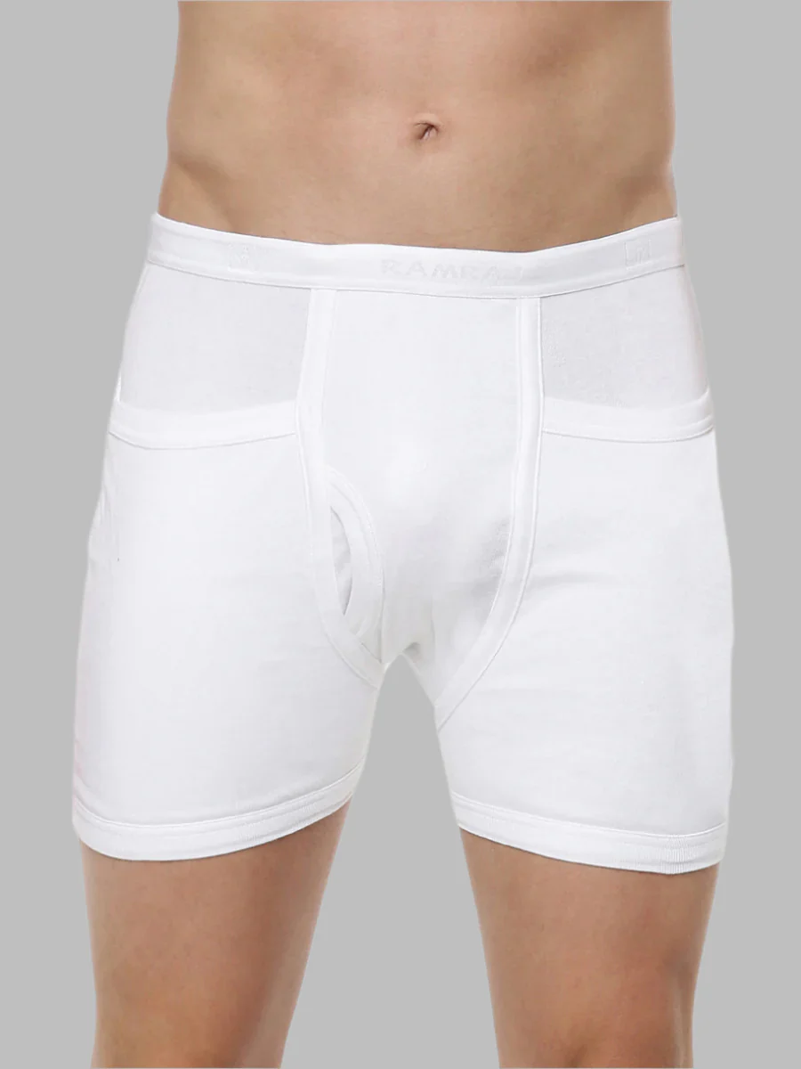 100% Combed Cotton White Pocket Trunk Arrow (Pack of 2)