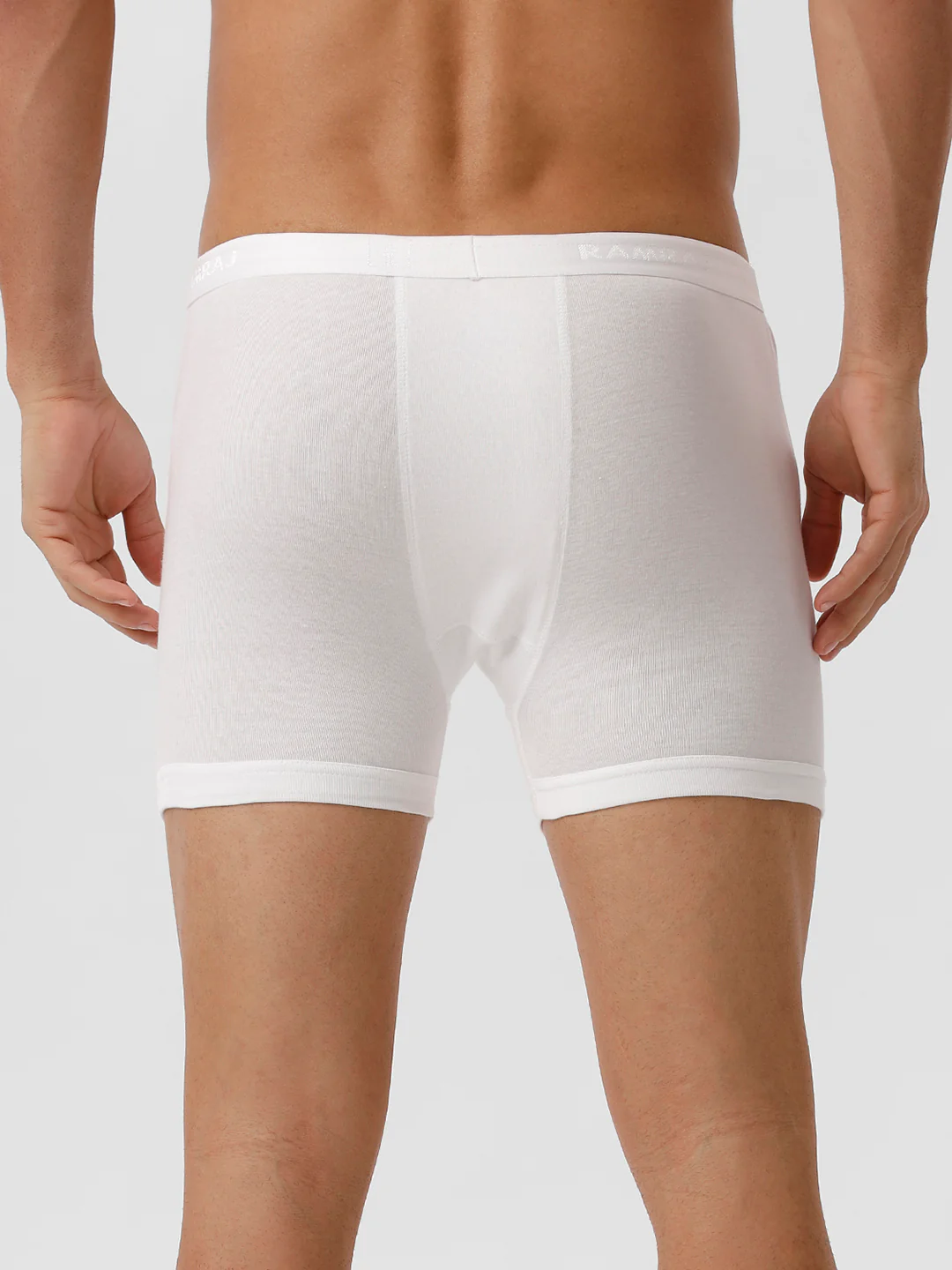 100% Combed Cotton White Pocket Trunk Imax Rib (Pack of 2) - Image 4