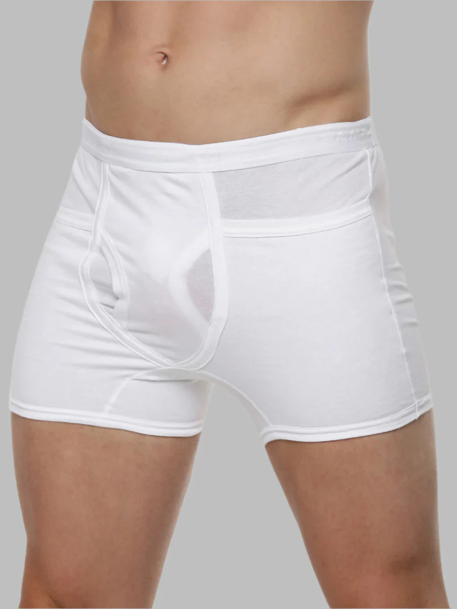 100% Combed Cotton White Pocket Trunk Target (Pack of 2) - Image 3